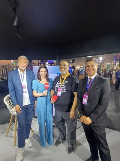 Na mídia: presidente do Sindicato fala à CNN Brasil durante a 80ª SOEA