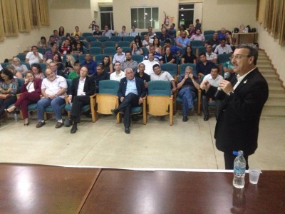 Presidente do Sindicato em palestra no Acre: troca de experiências e fortalecimento das lideranças