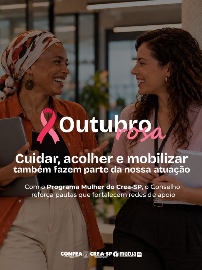 Outubro Rosa: Programa Mulher do Crea-SP