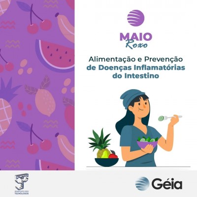 Maio Roxo: alimentação e prevenção de doenças inflamatórias do intestino