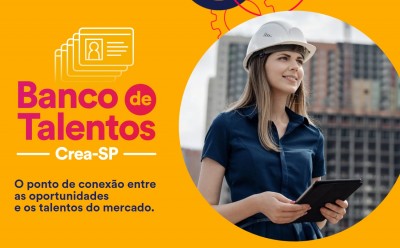 Banco de Talentos do Crea-SP conecta profissionais e estagiários ao mercado