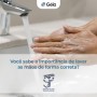 Géia: você sabe a importãncia de lavar as mãos de forma correta?